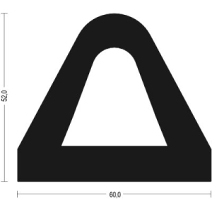 Stuðgúmmí 60x52mm